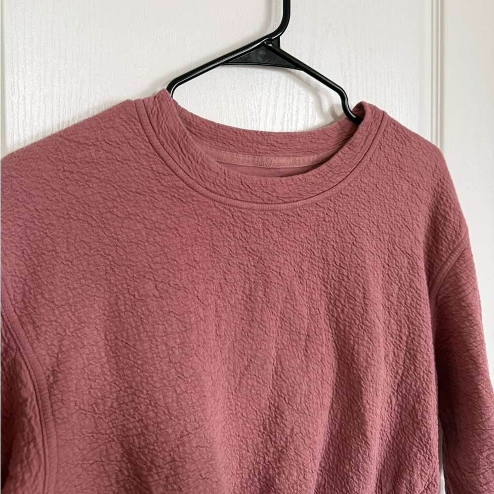 Lululemon Textured Crewneck Pullover in Spiced Chai - Picture 2 of 7